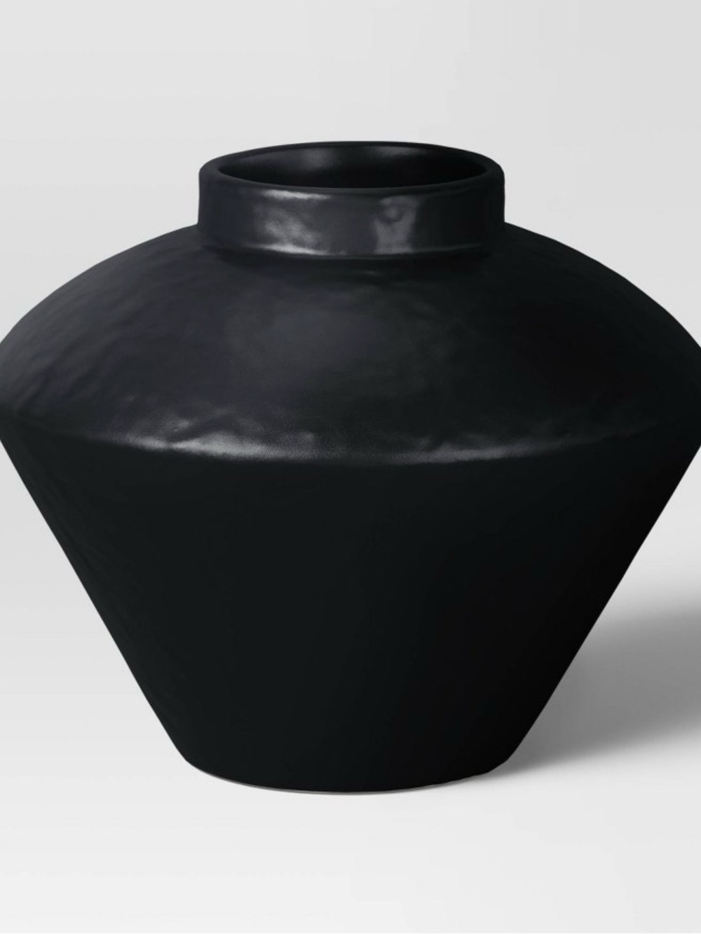 Threshold Small Black Modern Vase